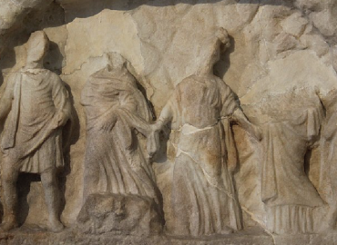 Ancient Greece Marble Votive Relief